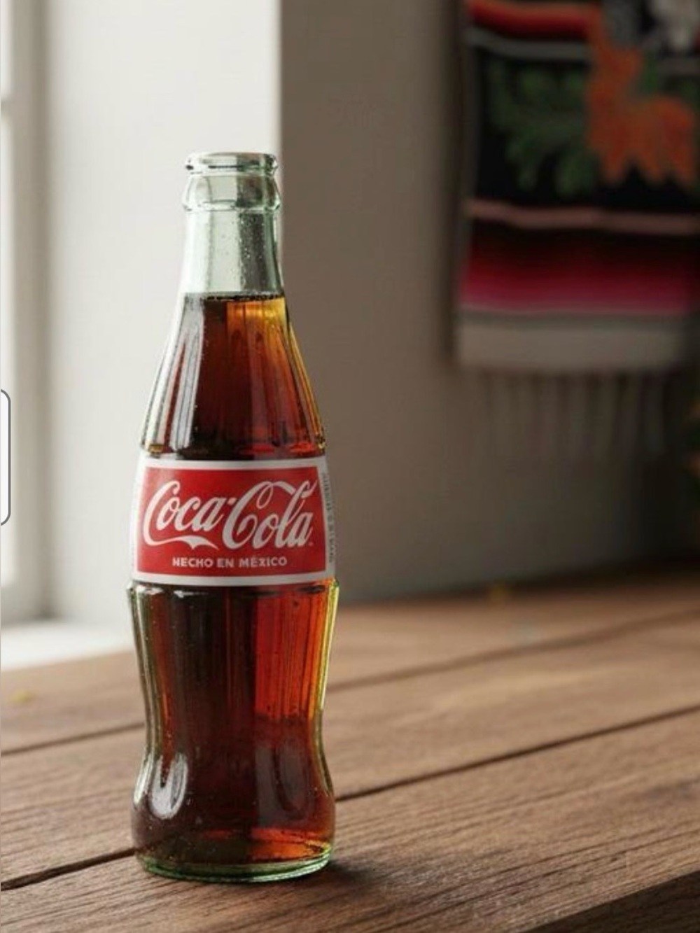 Coca Cola Made in Mexico Glass Bottle - Sealed Single Serve Bottle 12 fluid oz.